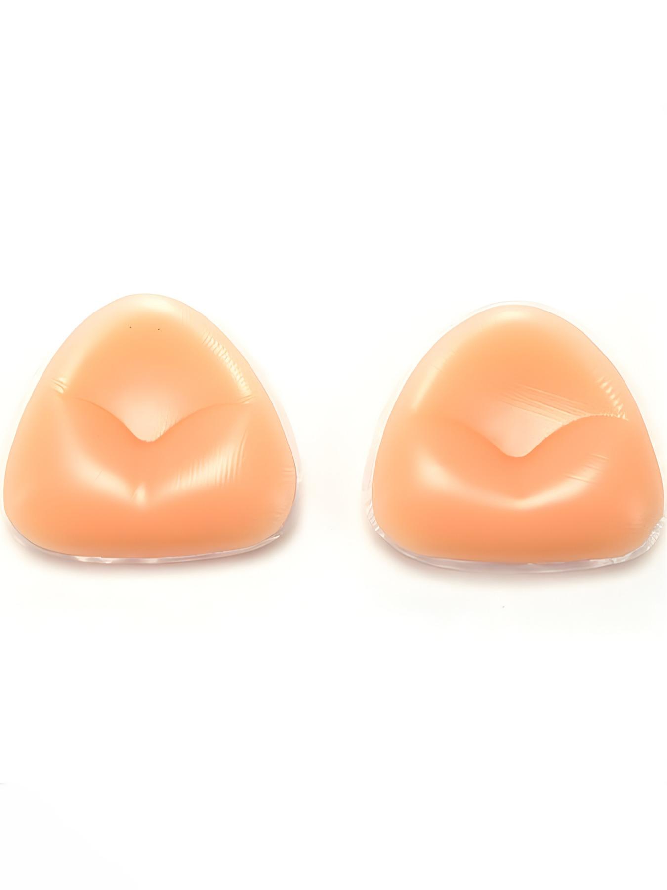 Triangular Bikini Silicone Inserts, Thick Transparent Push Up Bra Pads for Women, Enhances Volume and Comfort All Seasons, Underwear