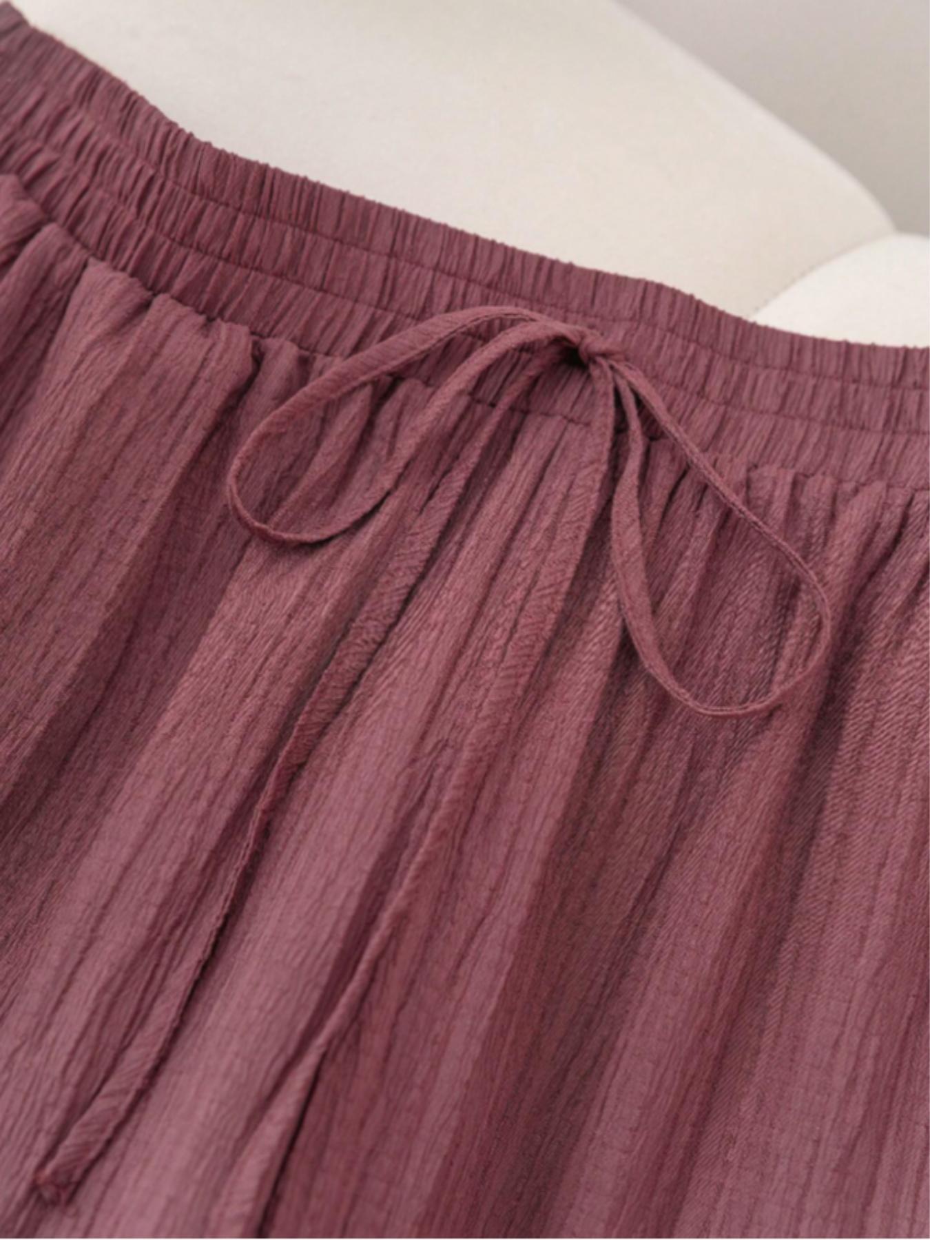 Women's Solid Color Wide Leg Pants, Casual Comfy Trousers for Daily Wear, Ladies Bottoms for All Seasons, Casual Fashion Pants Women's Solid Color Wide Leg Pants, Casual Comfy Trousers for Daily Wear, Ladies Bottoms for All Seasons, Casual Fashion Pants