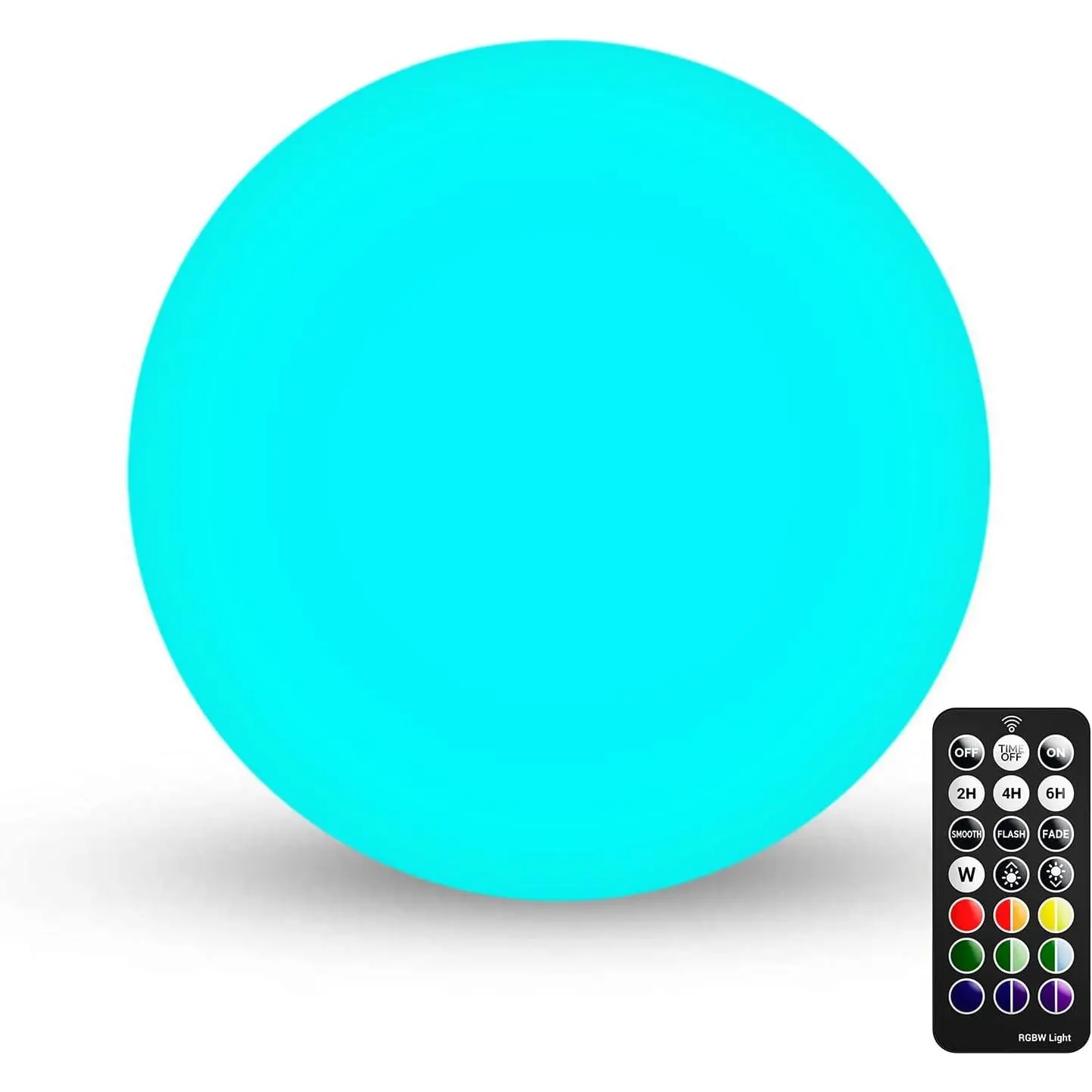 6-inch LED Light Ball, Rechargeable Nursery Night Light, Hangable