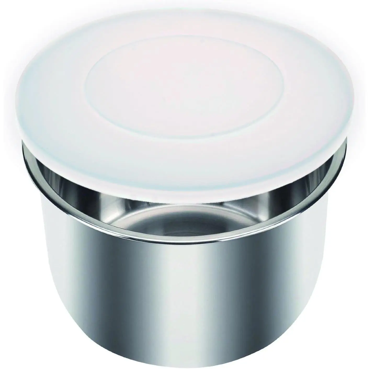 6 Quart Silicone Inner Pot Lid Compatible with Instant Pot DUO60/LUX60/Smart60 Pressure Cooker Cover - Clear, Retains Steam - Dishwasher & Freezer Safe Silicone Lid