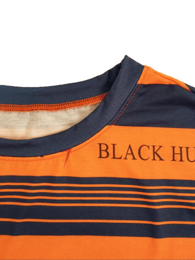 Women's Letter Print Round Neck Tee, Casual Style Tee, Fashion Casual Crew Neck T-shirt for Daily Holiday Vacation Outdoor Wear, Ladies Clothes for Summer, Top