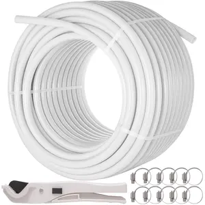 【DealsForYouDays】VEVOR Non-Barrier PEX Tubing 1 Inch X 300 Feet Tube Coil - EVOH PEX-B Pipe for Residential Commercial Radiant Floor Heating PEX Pipe
