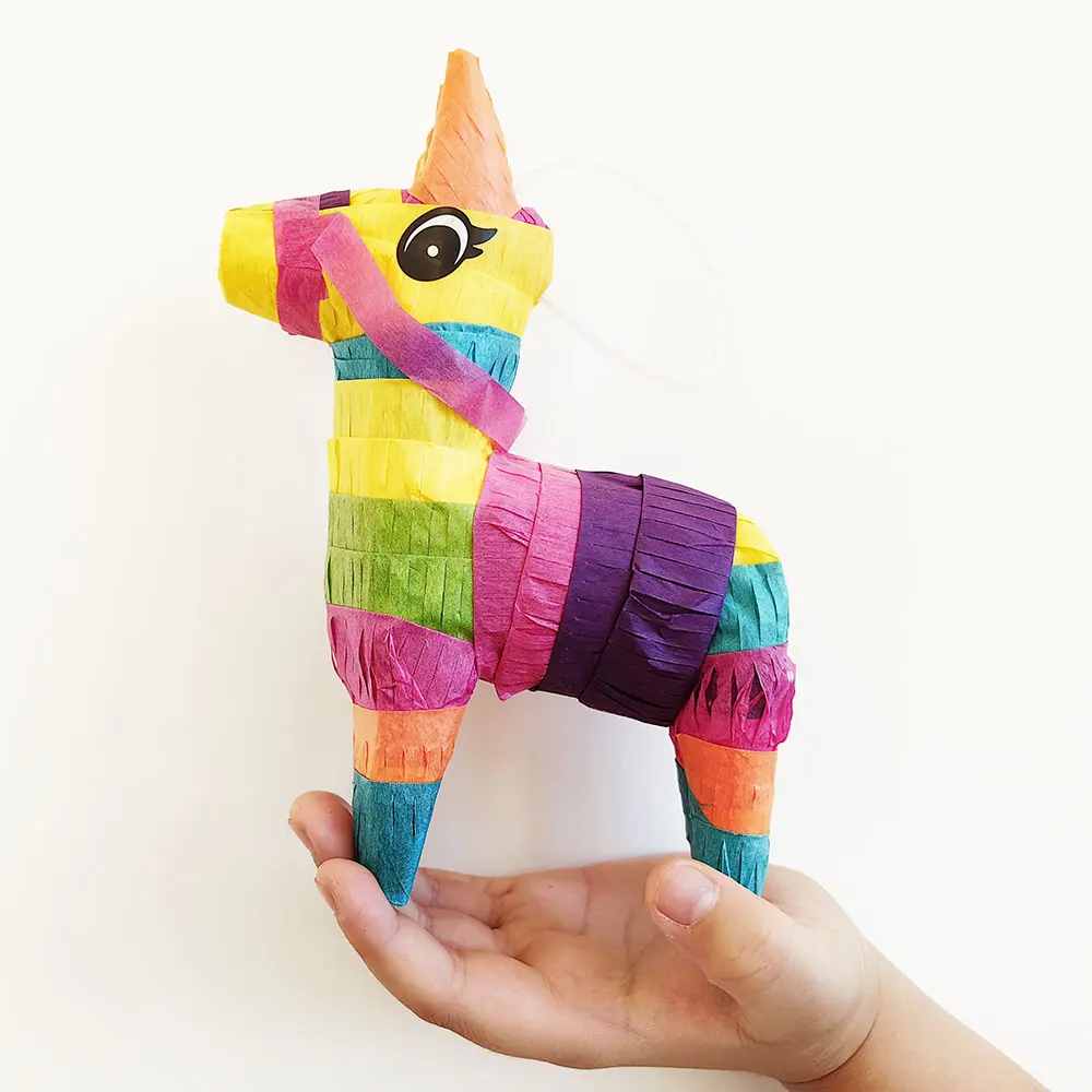 Mini Donkey Shaped Pinata, 3 Counts/set Cute Paper Pinata, Mexican Theme Party & Festive Decorations for Birthday Party Favors