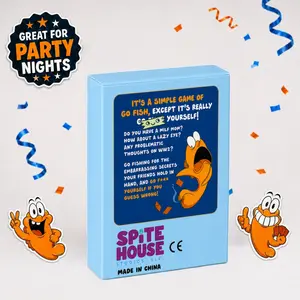 GO FISH Adult Party Card Game – Funny & Rude Game for 3-10 Players, Quick to Learn, Great White Elephant Gift, Stocking Stuffer & Holiday Game Night