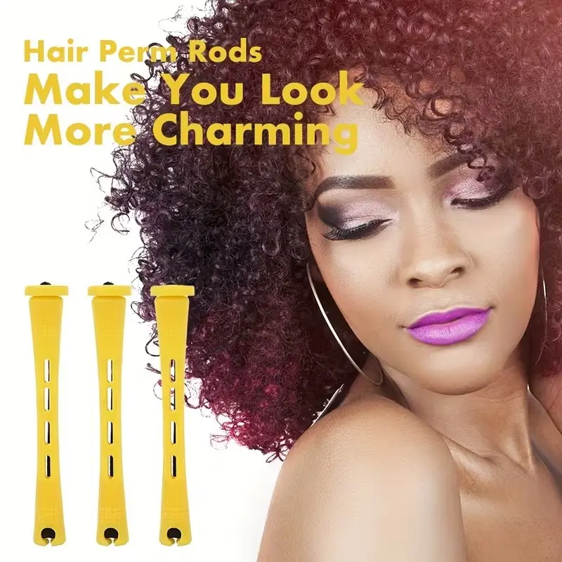 10/20/30/40/50/60pcs Premium Natural Curl Rods - Cold Wave Wand And Elastic Curl Rods - Professional Salon Quality Styling Tools, Suitable for Home Use, Best Choice for Gifting Girlfriend on Holidays