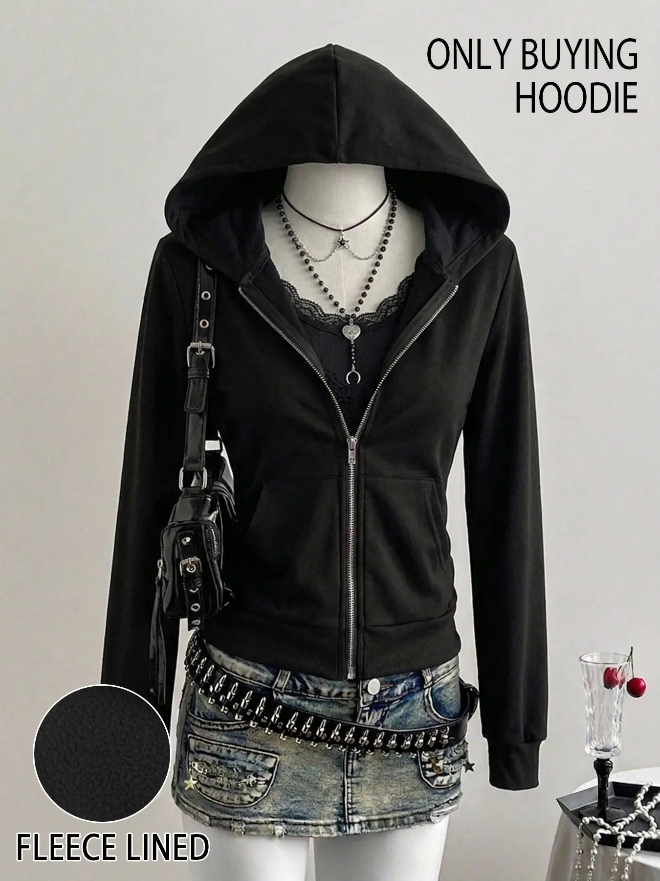 Women's Zipper Hooded Jacket, Campus Style, Simple Basic Design, Youthful Holiday Casual Fashion, Trendy Sportswear, Versatile Natural Color
