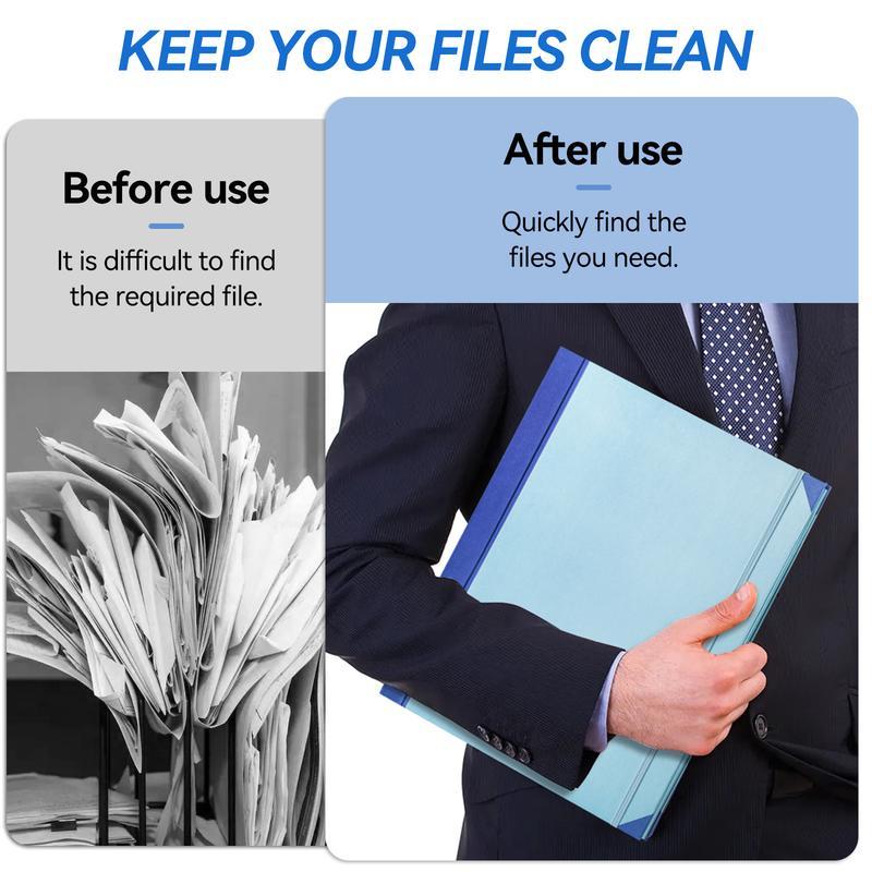 1 durable, reinforced ring binder for document organisation | Emergency ring binder for vital documents, birth certificates and estate planning