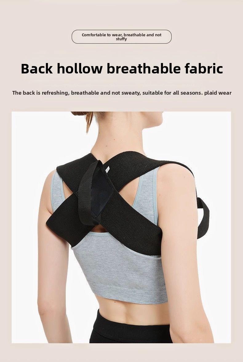 Corrective strap open shoulder straight back anti-sinking shoulder hunchback supine push open shoulder back training strap breathable unisex Support Correction Posture