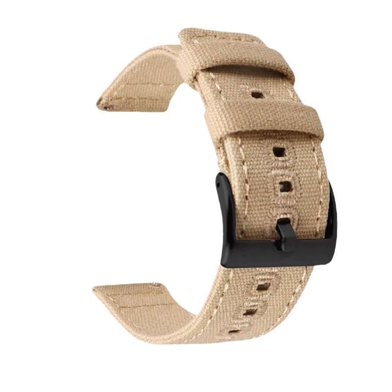 Suitable for Huawei GT5 watch strap, single-loop woven quick-release nylon strap, Samsung Galaxy nylon canvas strap
