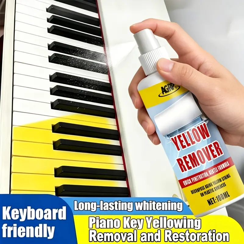 Plastic Yellowing Remover - Instantly Restoring Old Wardrobies to a New Appearance. It Does Not Damage. Resolves Gloss and Discoloration Issues on Car Headlights, Air Conditioning Units, Car Panels, and White Appliances
