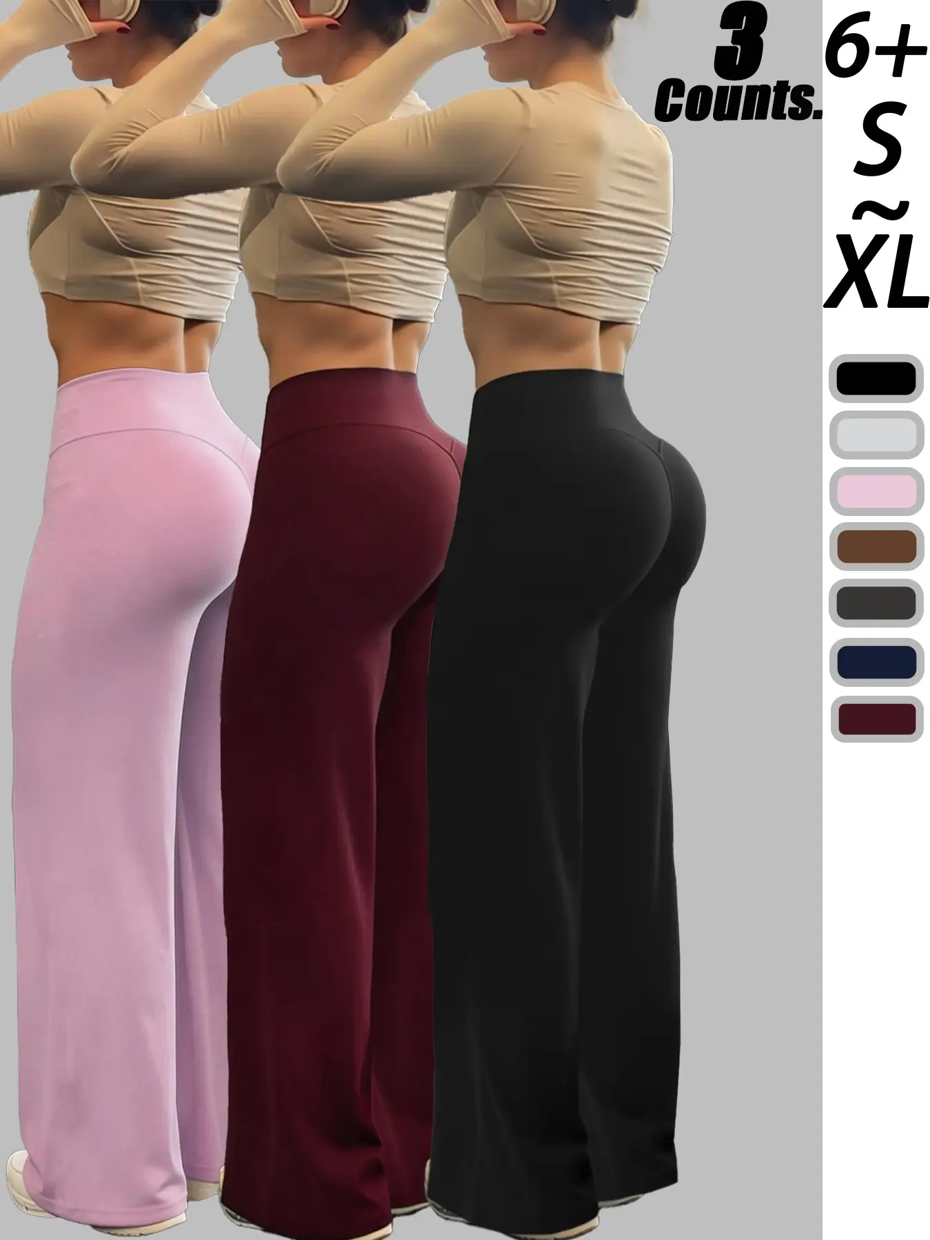 Women's Outdoor Sport Jogging Pants, Versatile Casual Comfort Yoga Fitness Pants, Loose Wide Leg Pants for All Seasons, Outdoor Running Pants, Versatile Athletic Trousers