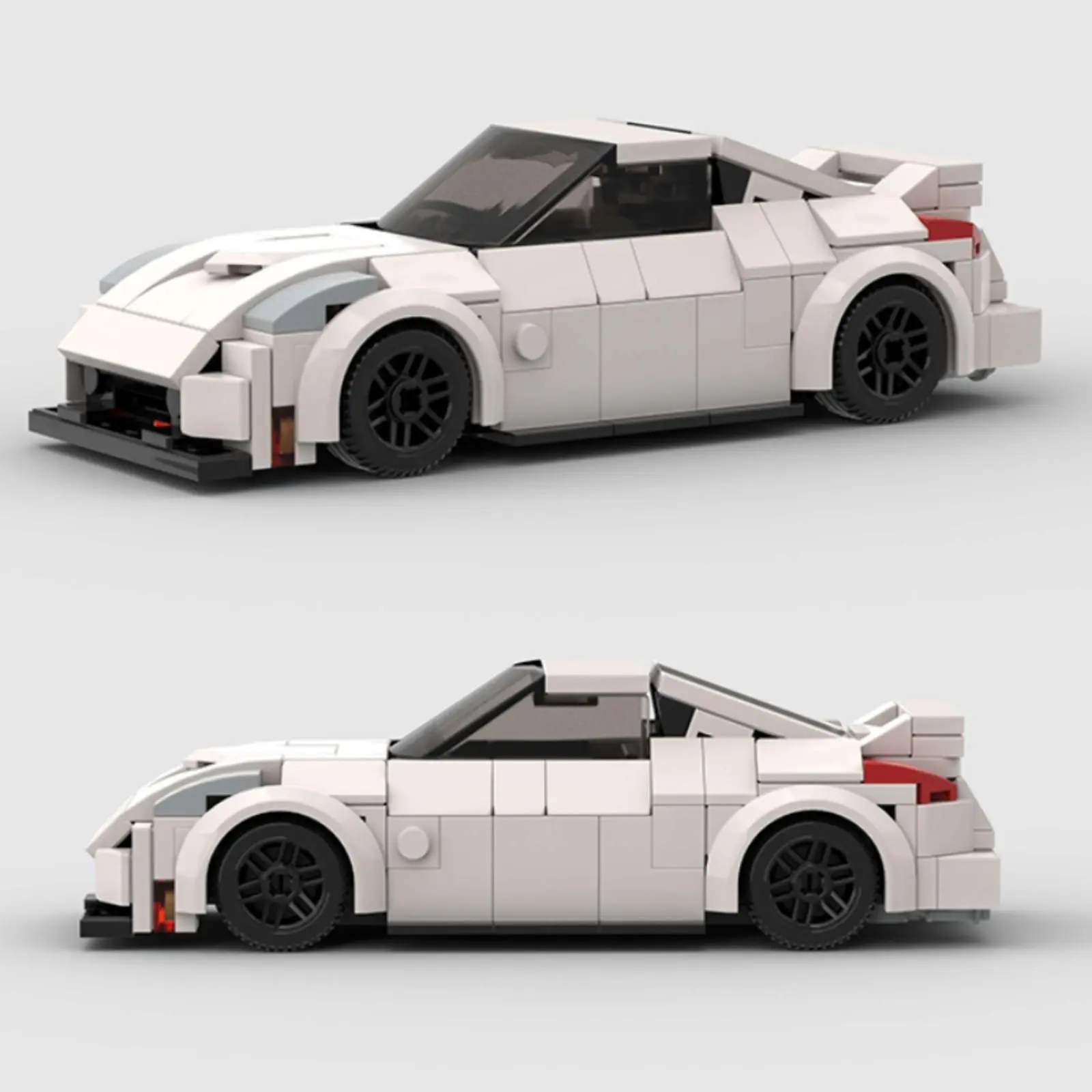 Classic Car Model Building Toy, Building Block Sets, 206pcs Speed Champion Series Moc Blocks Set Racing Model, High-Quality DIY Creative Toy, Suitable for Car Enthusiasts & Collectors
