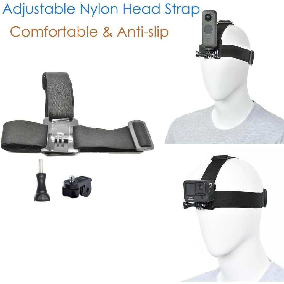 Accessory Kit for Insta360 X5/X4/X3/Ace Pro/Go3S - Chest, Backpack &  Strap Mount Bundle Compatible with  Hero 13-10