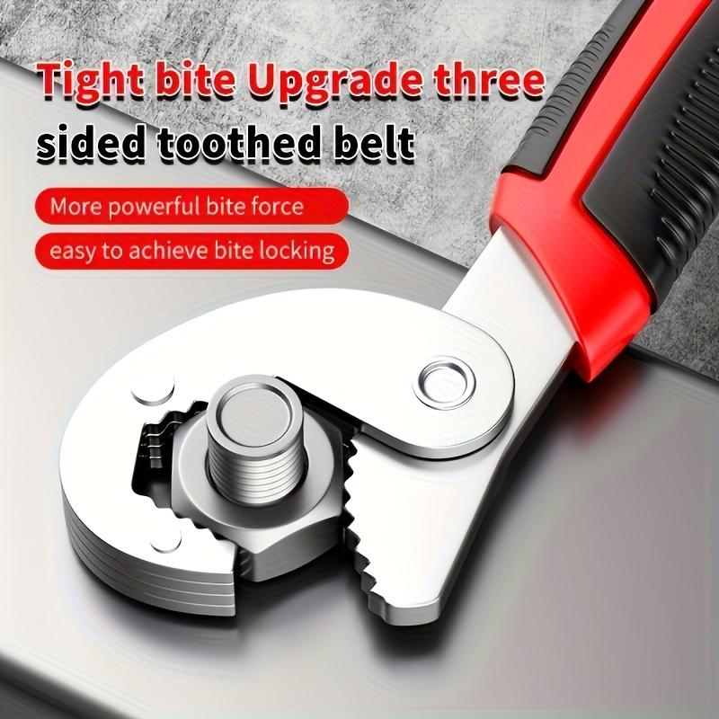 1 Pc Multifunctional Double-ended Pipe Wrench, Tool Multifunctional Looper Pliers, Multifunctional Torque Adjustable Opening Adjustable Wrench, Suitable for DIY And Electrician, Machinery, Motorcycle, Bicycle Home Maintenance Tools.