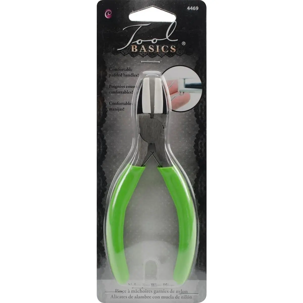 4469  Nylon Jaw Craft and  Pliers Green 5 1/2" 1