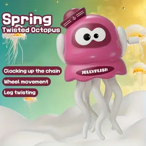 Dancing Octopus Toy with Twisting Mechanism, Ocean Theme Fun Gift, Perfect for Daily Entertainment, Birthday, Holiday, Christmas Sock Filler