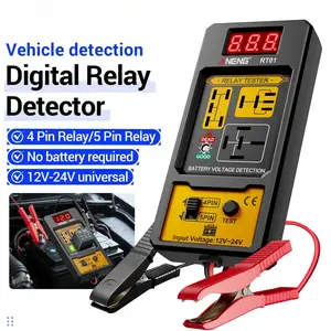 Relay Detector 11-25V ANENG RT01 Digital Universal 4/5 Pins Car Battery Vehicle Detection Digital Display Voltage Battery Tester