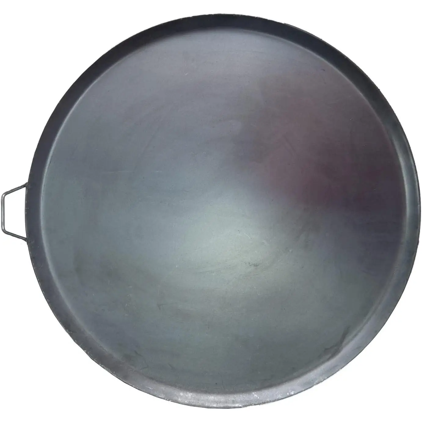 Comal Para Tortillas Grandes Redondo Para Estufas for Tortillas y Quesadilla Carbon Steel Heavy Duty Metal Handle (15.5 Inch)