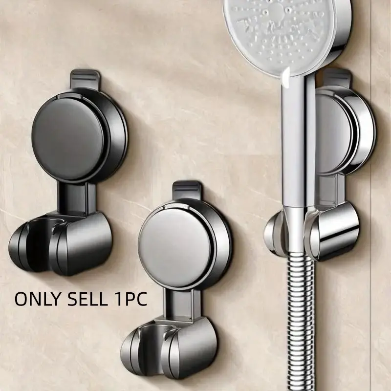 Suction Cup Shower Stand, Adjustable Handheld Shower Bracket, Wall Mounted Shower Head Holder, Shower Attachment, Bathroom Accessories