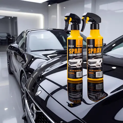 Spray coating agent;NUAN nano car coating sprayNUAN nano car coating spray - 300ml Fast-Acting Car Paint Polish & Sealant, Long-Lasting Hydrophobic Protection, Anti-Stain & Anti-Fading, Perfect for Daily Car Care