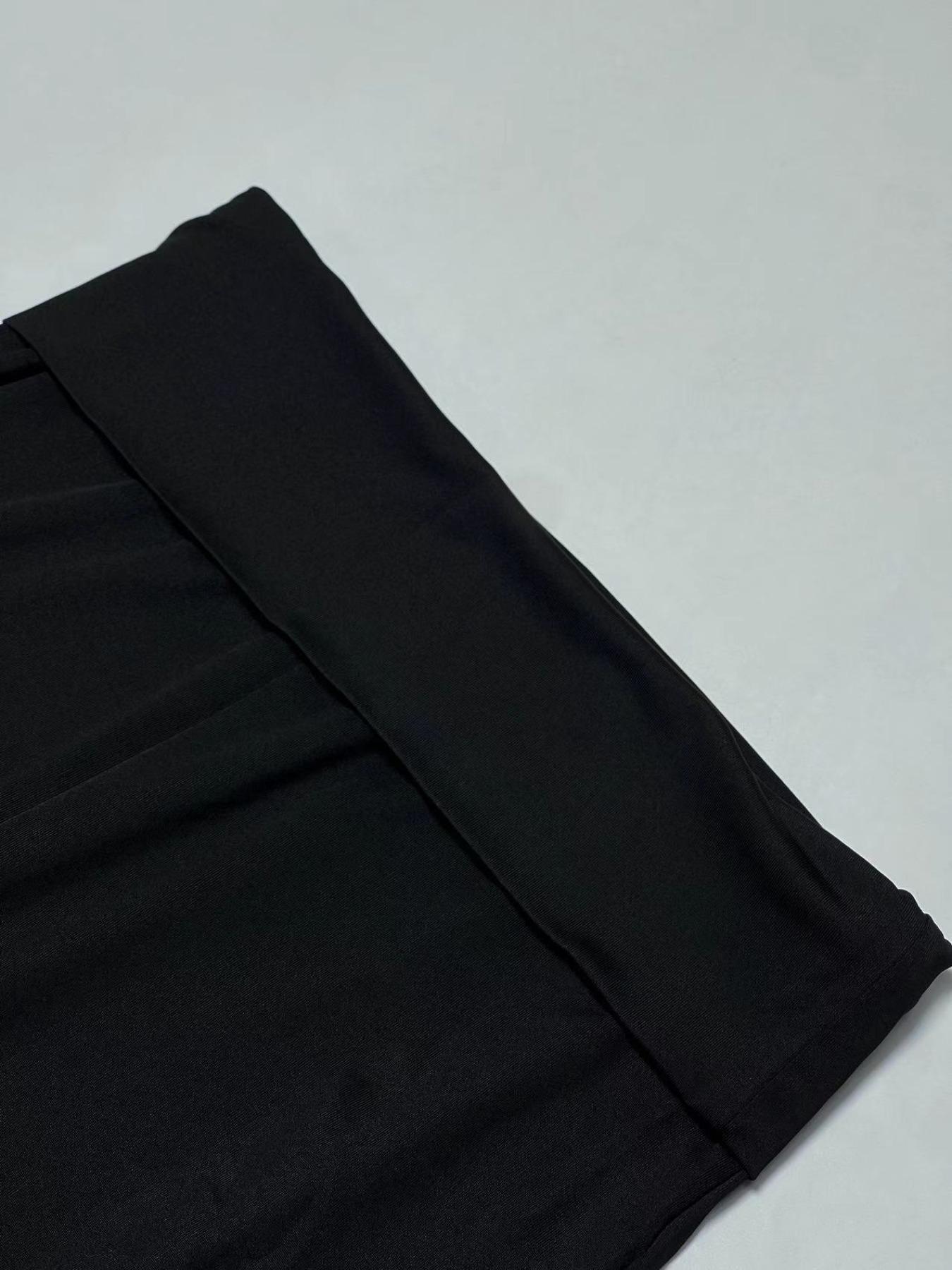 Women's Contrast Lace Crop Tee & Flare Leg Pants Two-Piece Set, Casual Slim V Neck Long Sleeve Top & Bell Bottom Trousers for Daily Wear, Ladies Fall & Winter Clothes