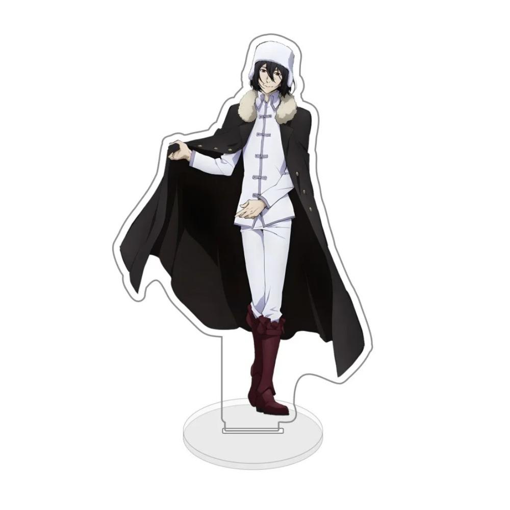 Diy Bungou Stray Dogs Dazai Osamu Anime Peripheral Figure Show Transparent Acrylic Stand Model Desktop Ornament Originality Gift