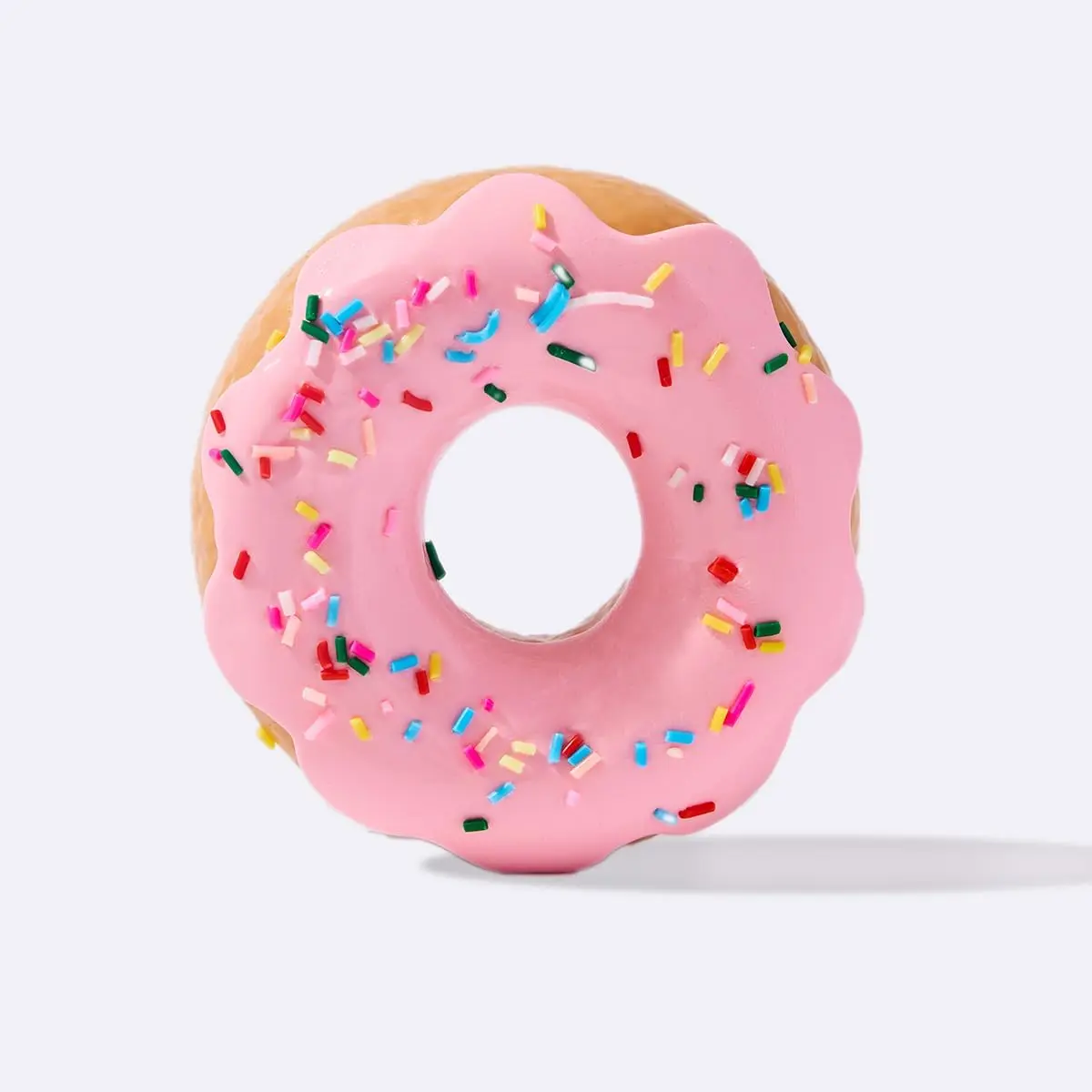 Donut Taba Squishy for Adults – Stress Relief, Soft Silicone Squeeze for Women, Men, Adults (Pink)