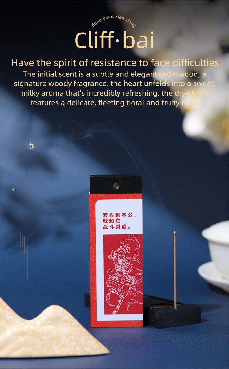 Agarwood & Sandalwood Pocket Incense Sticks New Chinese Style Short Portable Incense Gift Box for Travel - Ideal for Travelers aromatherapy fragrance