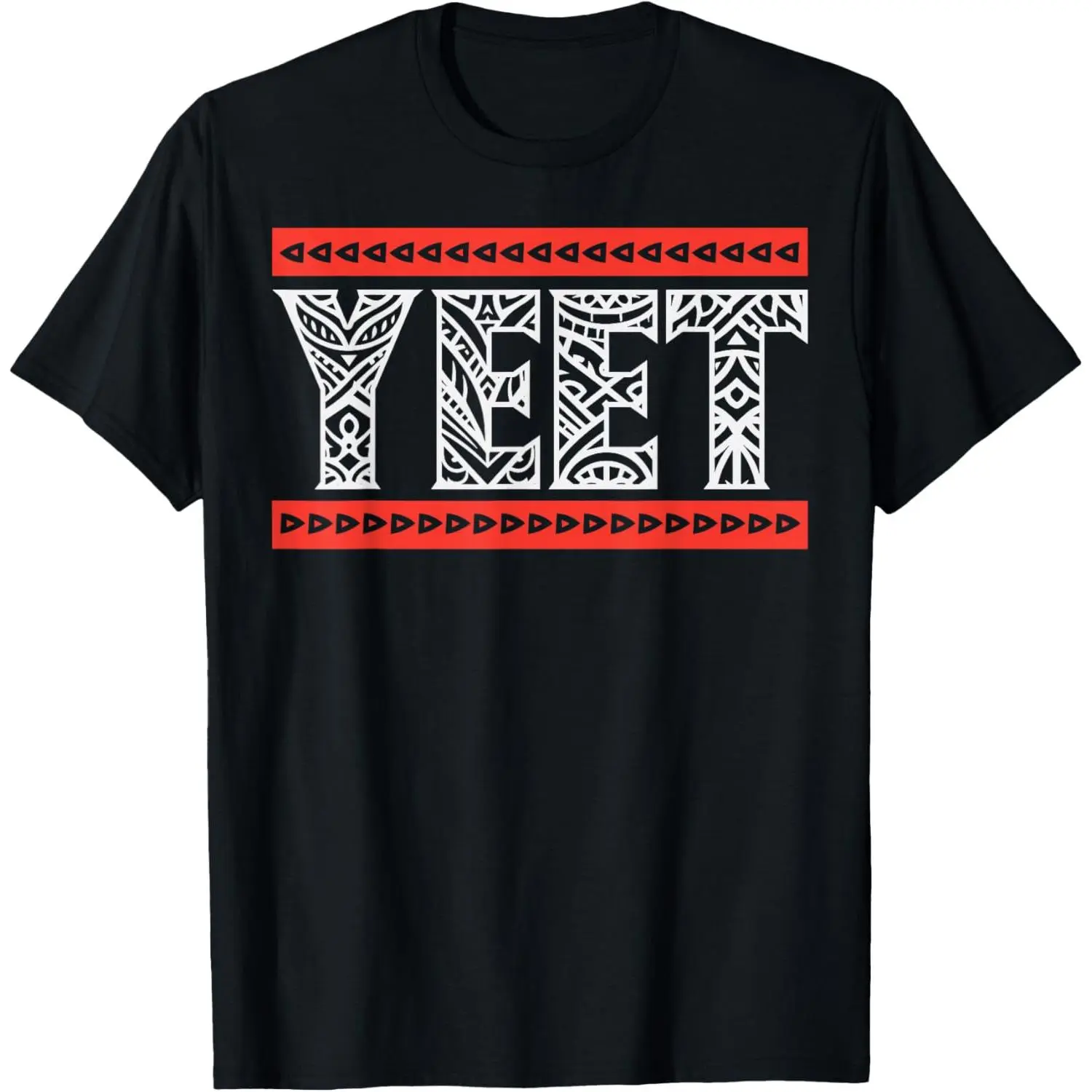 Yeet Tribal Art Funny Saying Meme Slang Men Boys Kids Women T-Shirt