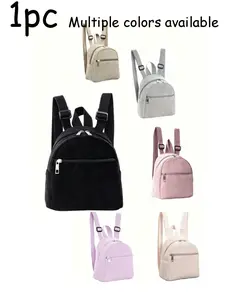 Women's Corduroy Mini Backpack, Adjustable Straps, Fashionable and Practical, Lightweight and Durable, Multiple Colors, Ideal for Daily Use and Outdoor Activities