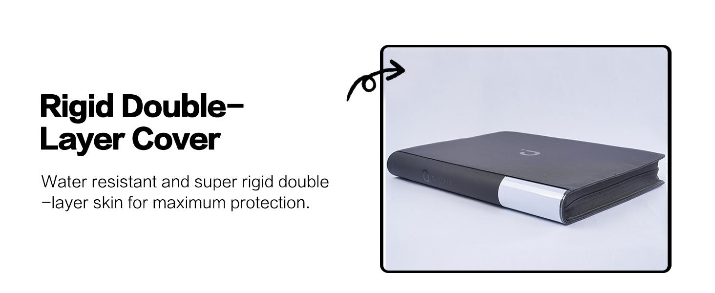 SUNDAY MIRTH Card Binder 16 Pocket - Fits 1024 Cards,4X4 Ringless Card Album with Sleeves for Trading Cards & Sports Cards(Model A,Classic Black)