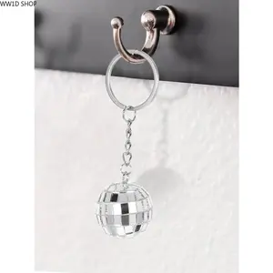 Disco Ball Keychain  Disco Ball Keychain for Men and Women, Reflective Pendant Key Accessory for Bags and Car Keys, Lightweight Decorative Charm for Daily Use