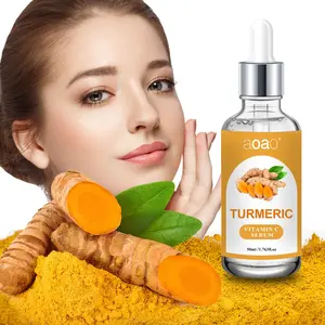 Turmeric Serum Liquid Anti-Wrinkle Skincare, Tightening Soothing Hydrating Brightening, 50ML, No Flammable Aerosols, Single Unit Count