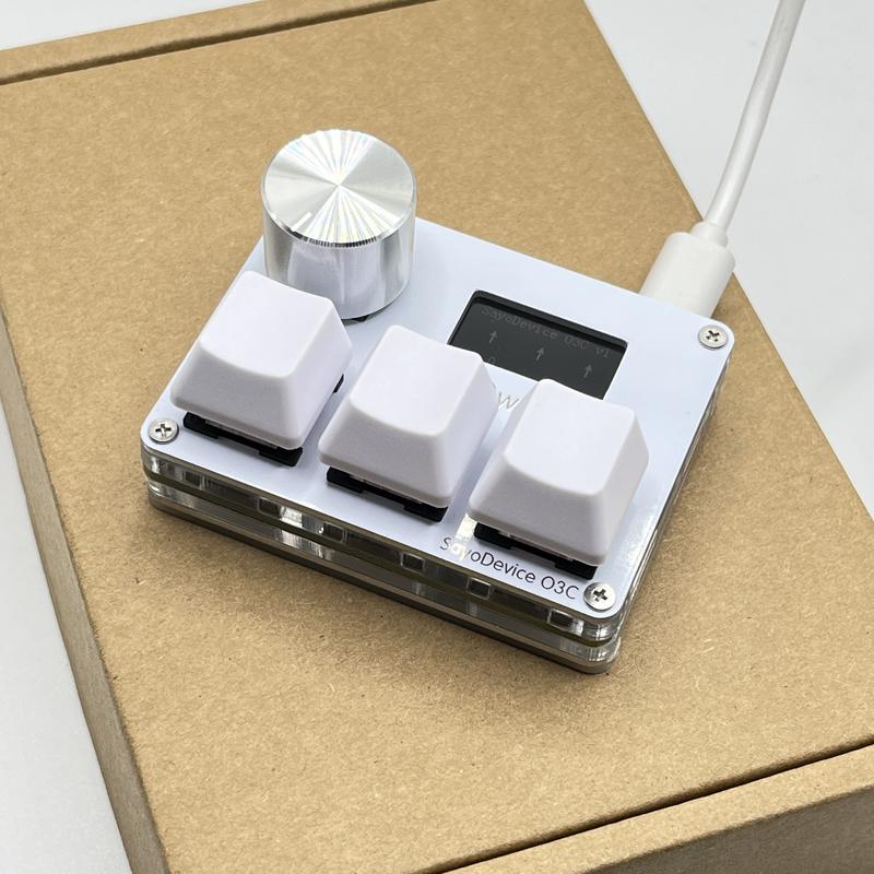 O3C SayoDevice OSU O3C Rapid Trigger Hall Switches Magnetic Pink ...