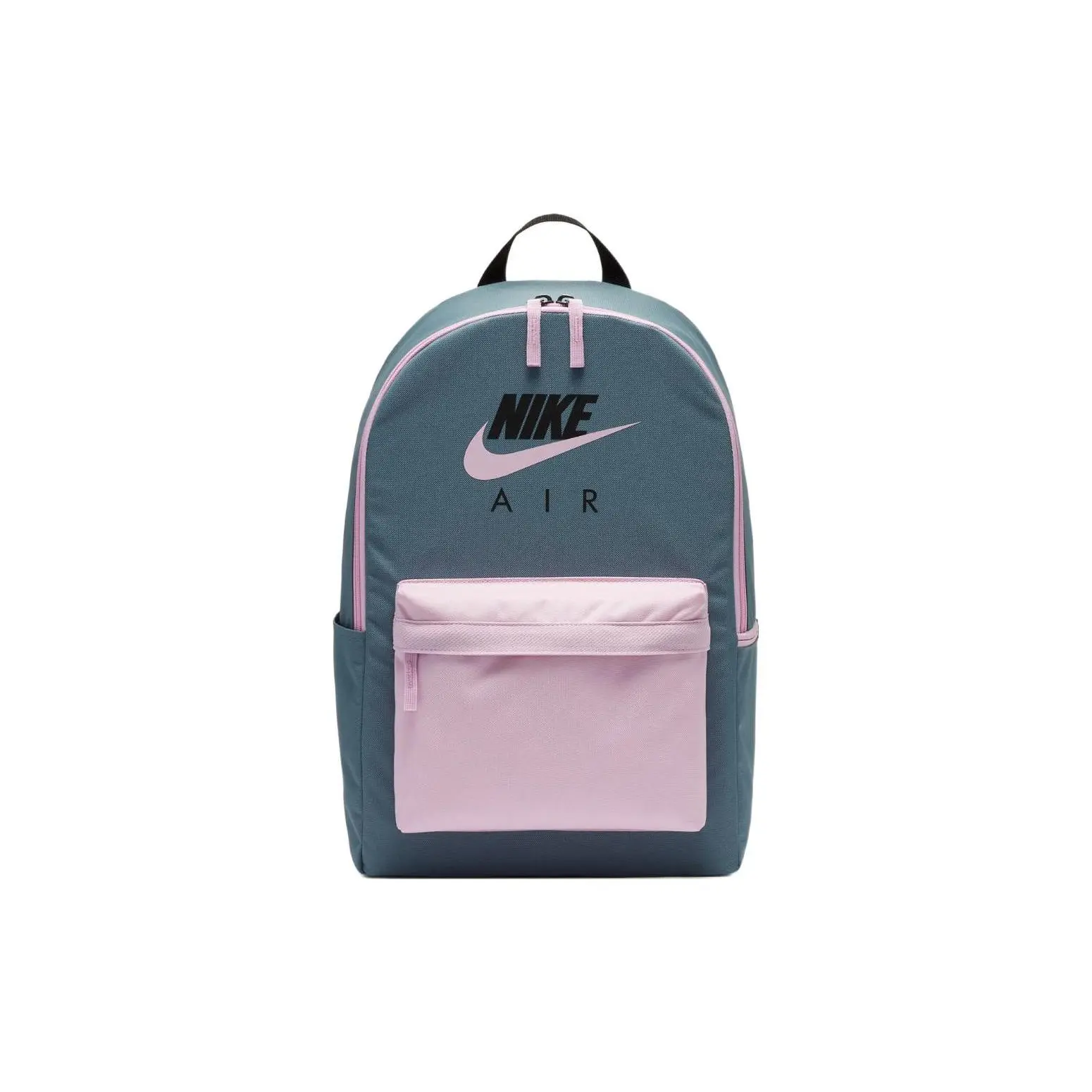 Nike Heritage Polyester Backpack for Men and Women – Casual Logo Style in Pink and Blue