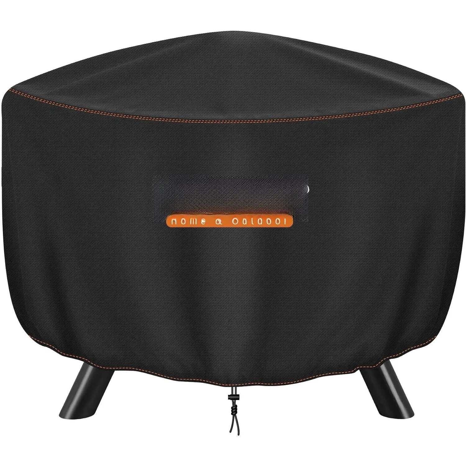 Fire Pit Cover Round,37inch Outdoor Round Firepit Cover, Oxford Cloth Patio Fire Cover for Outdoor Fire Pit,Fits 34-36 inch Gas Firepit/Bowl(37" Dia X 20" H)