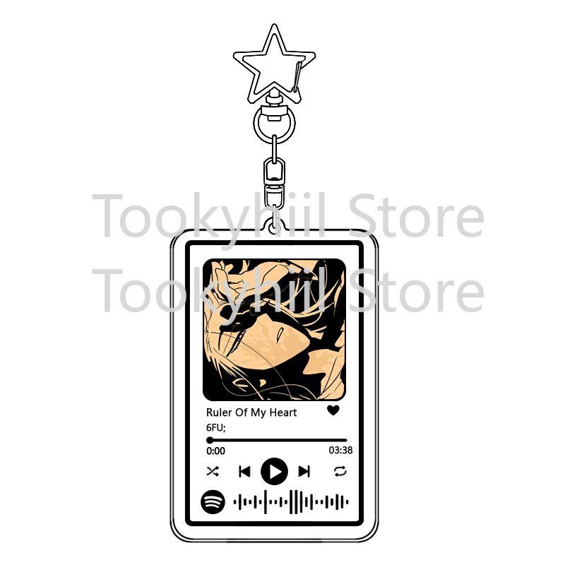 Popular 26 Songs Alien Stage Music Keychain Original Soundtrack LUKA Women Accessory Bag Pendant Playlist Code KeyIng Fans Gift