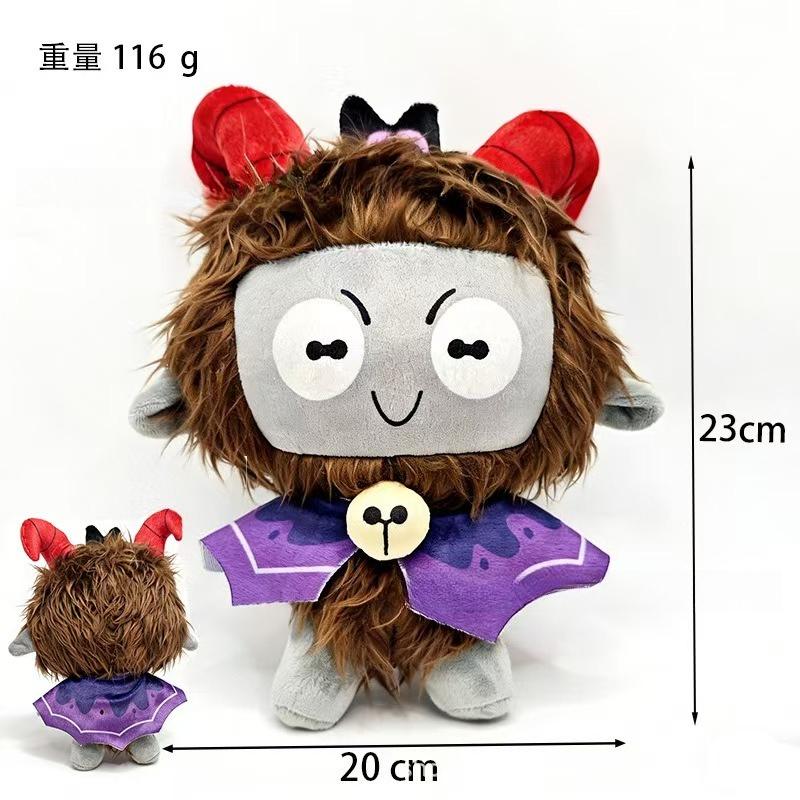 22-25cm Soft Plush Mascot Toys Stuffed Animal Goat/Wolf/Monster Figure Sports Team Fan Collectible Dolls Kids Gift Home Decor