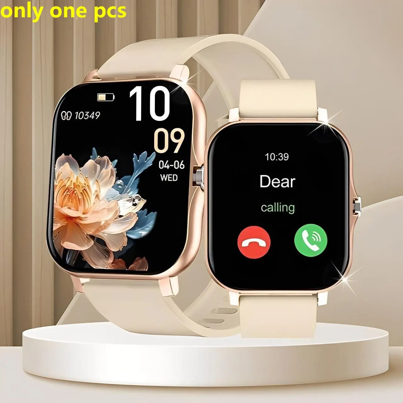 Erun 1.83-Inch HD Smartwatch, Wireless Smart Watch, Sporty Digital Watch, Step Tracker Watch, Smartwatch with Pedometer, Sports Tracking Smartwatch with Bluetooth Calling and Weather App, Compatible with Android and iOS