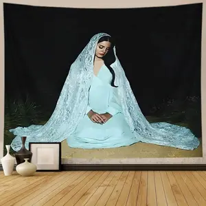 Lana Princess Backdrop Aesthetic Tapestry Wall Hanging, Feminine Photography Background, Polyester Wall Decor for Bedroom, Vanity Room, Living Room, Party Setup, Studio Decor