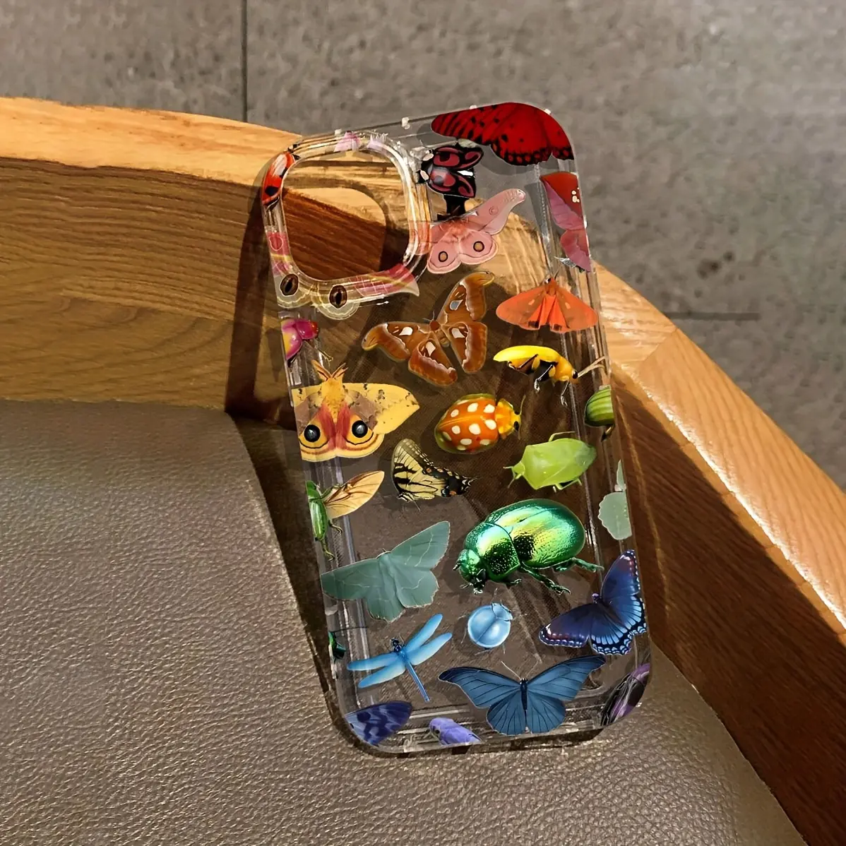 Phone Case - Colorful Insect Fantasy Land Phone Case, Comfortable to Hold, Effectively Protects Your Phone from Bumps And Drops. Suitable for Iphone, Including 16, 15, 14, 13, 12, 11 Pro Max, Plus, X, 8