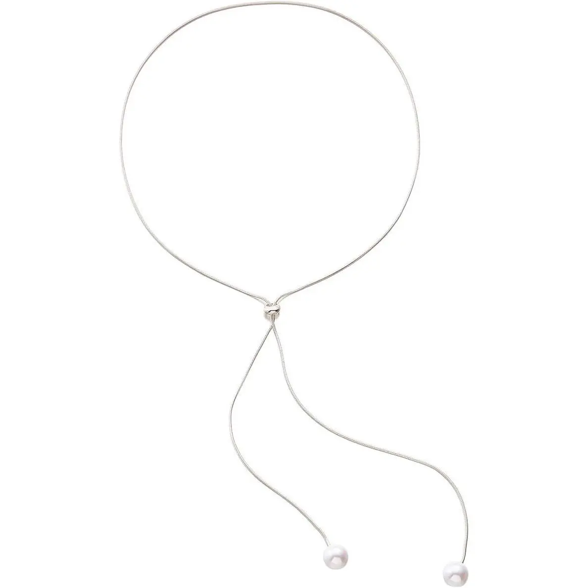 Lariat Necklaces for Women Simple Long  Snake Chain Necklace Pull-out Adjustable  Pendant Y Necklace Statement Costume  Presents