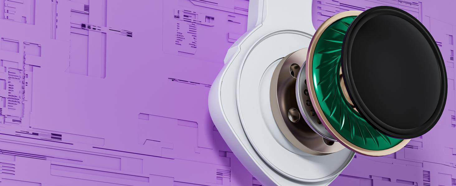 Purple Gaming Headset for PC, PS4, PS5, Xbox One, Xbox Series S/X, Switch, Noise Canceling Microphone, Stereo Surround Sound, 3.5mm Wired Gaming Headphones