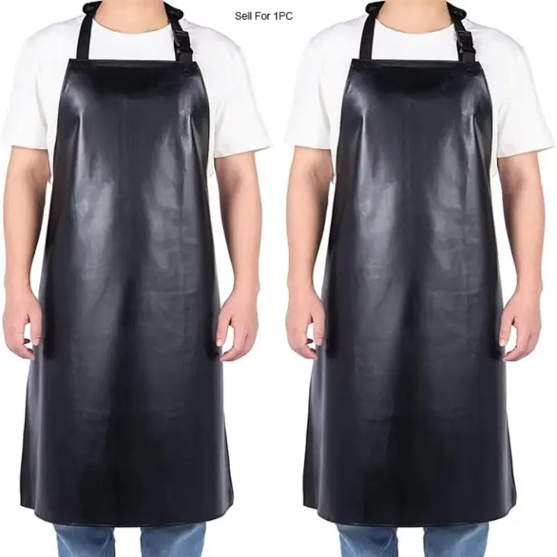 Wholesale Waterproof Apron for Unisex Adults, Lightweight Chemical Resistant Industrial Work Apron, All Seasons Solid Pattern