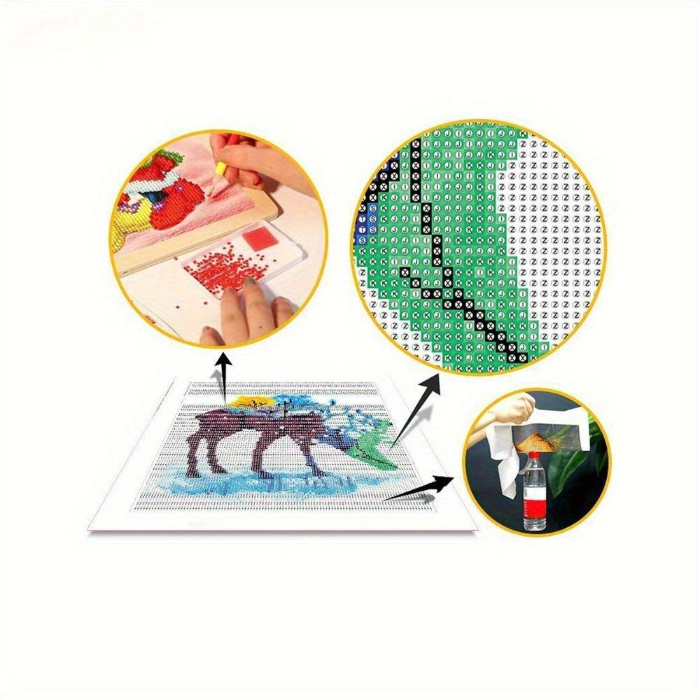 Hippo Pattern DIY Diamond Arts Colorful Painting without Frame, DIY 5D Diamond Arts Colorful Painting Kit, Wall Art Decor for Home
