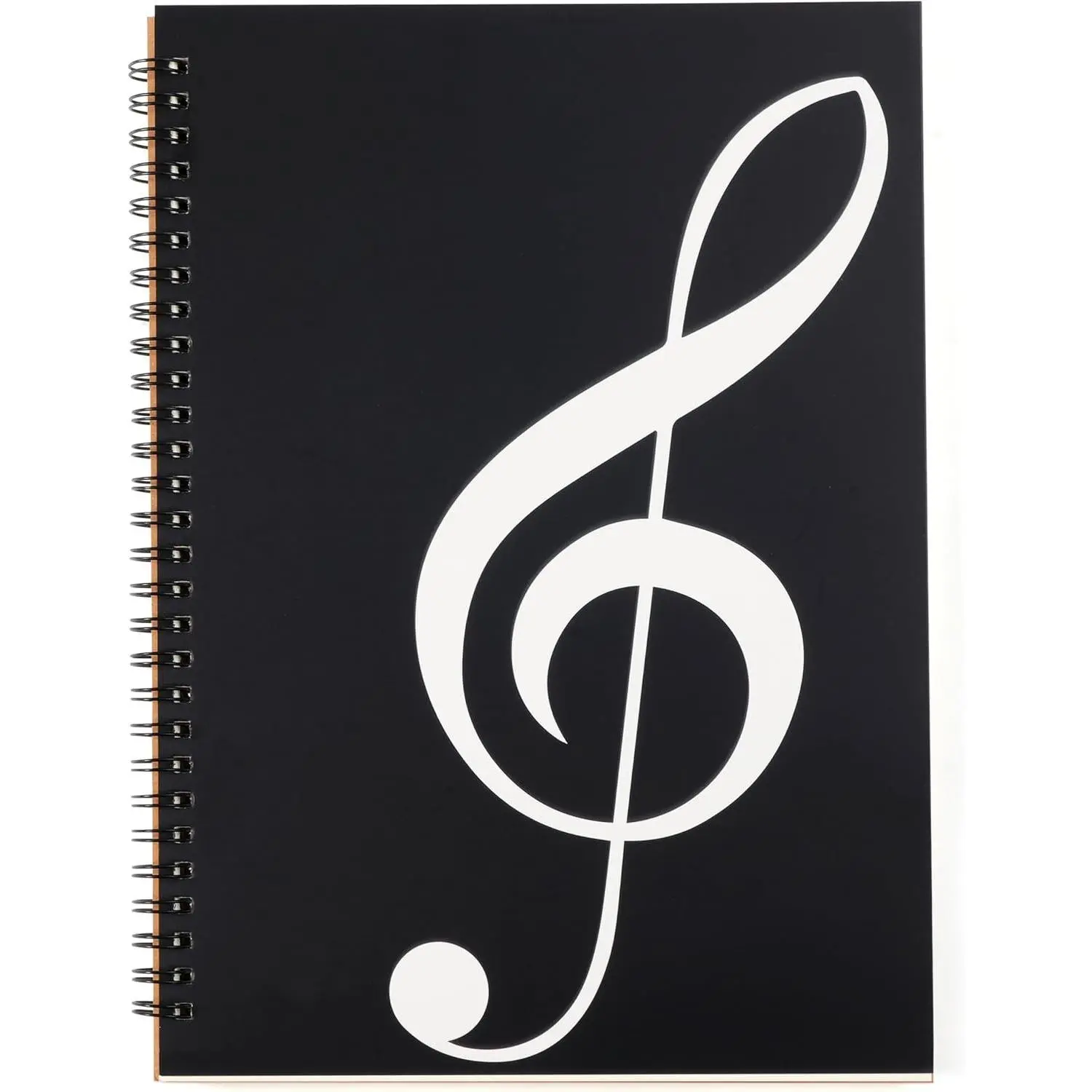 Blank Sheet Music Notebook, 160 Pages, 10 Staves | Music Manuscript Paper for Composition with Clef Layout