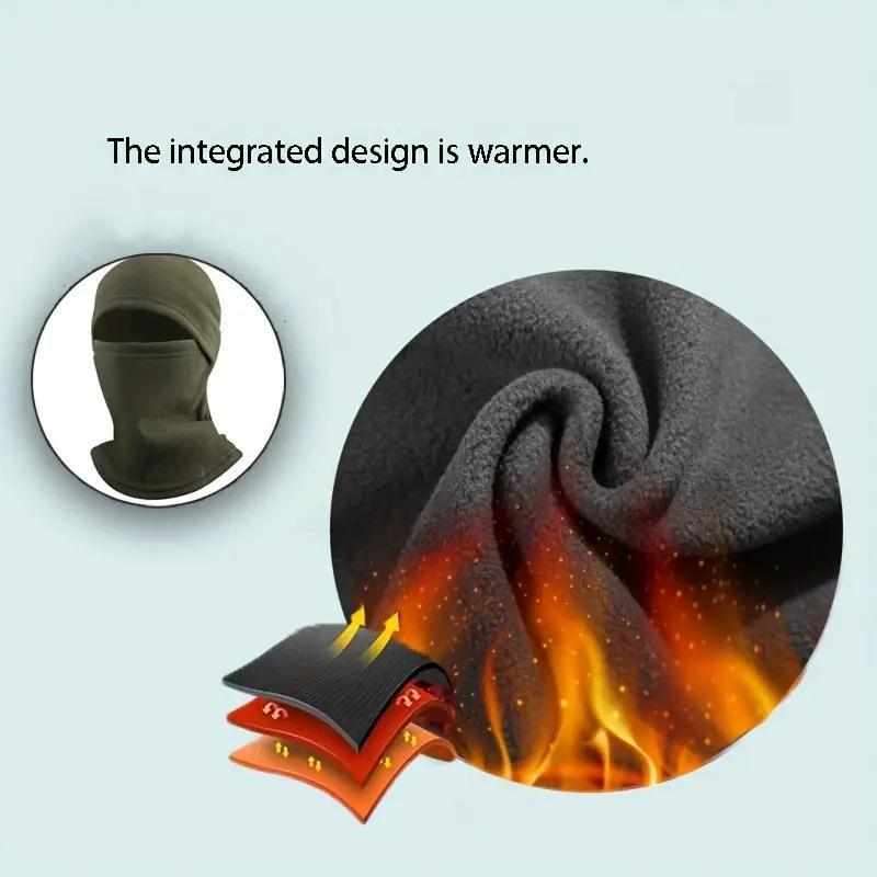 3-Piece Winter Essentials Set: Touchscreen Gloves, Fleece-Lined Socks, Windproof Balaclava with Ear Protection