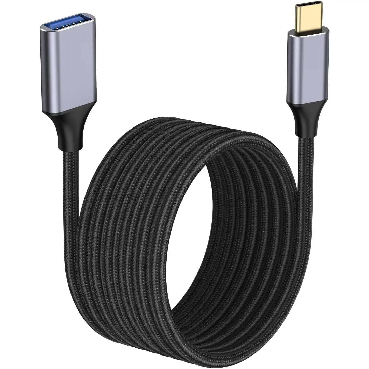 USB Female to USBC Male  Adapter(2M/6.6 Ft),USB Female to USB-c ,Typec to USB3.0 Adapter,usba to c Male for Phone/Laptop/Tablet/ USBC Device, Otg, 6.6 Ft Usb 3.0 Otg Cable