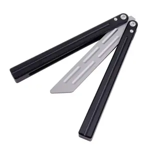 Aluminum Balisong, Minimalist Style, Non-Sharp Blade, Perfect Gift Set for Friends, Ideal for Everyday Use