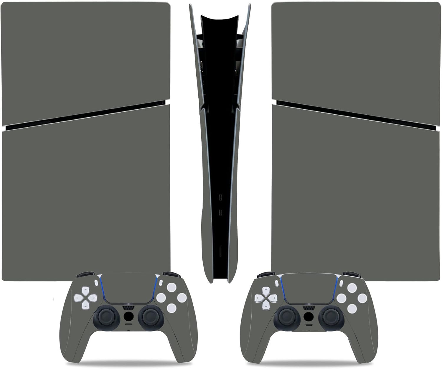 Console Skin for PS5 Slim, Vinyl Decal Cover Wrap for Digital Edition Controller (Pink)